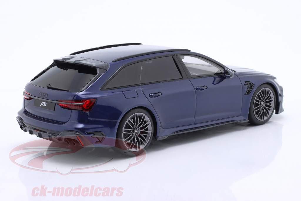 Audi RS6-R (C8) ABT Construction year 2022 Navarre blue metallic 1:18 TrueScale