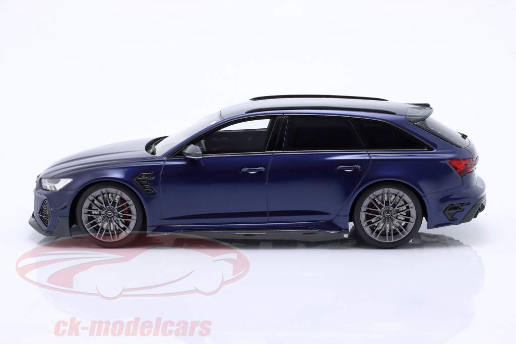Audi RS6-R (C8) ABT Baujahr 2022 navarra blau metallic 1:18 TrueScale