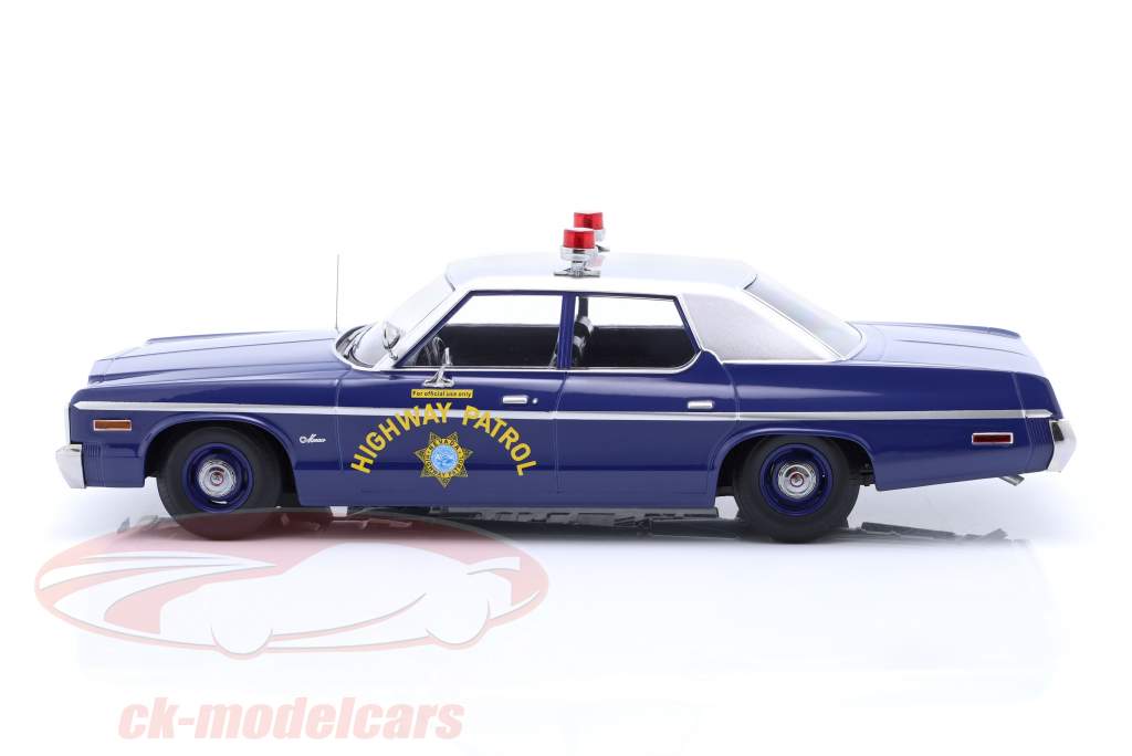 Dodge Monaco Nevada Highway Patrol year 1974 blue / silver 1:18 KK-Scale