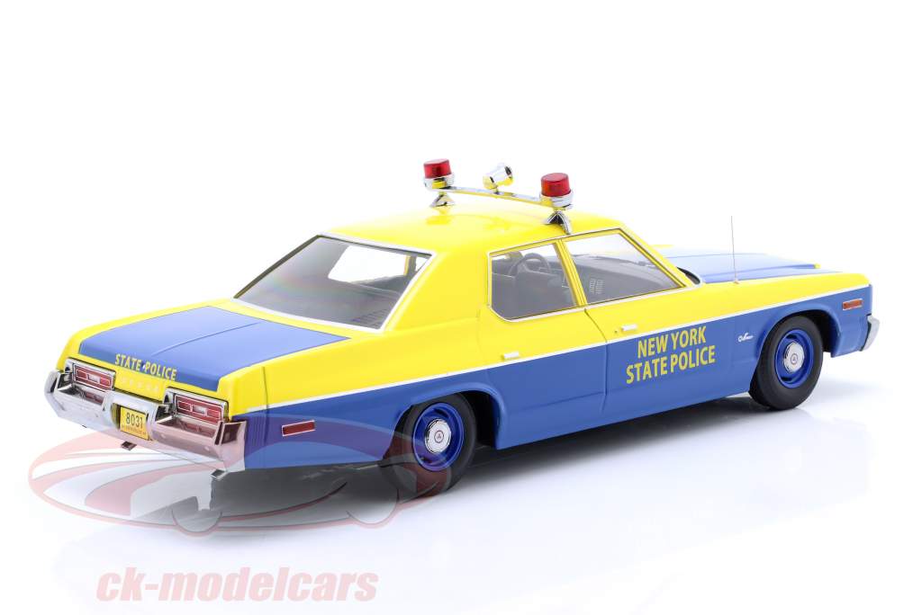 Dodge Monaco New York State Police year 1974 blue / yellow 1:18 KK-Scale
