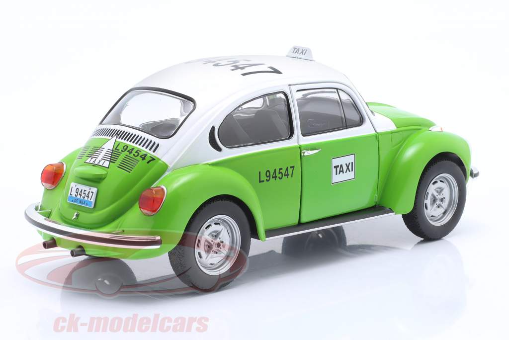 Volkswagen VW Beetle 1303 建设年份 1974 出租车 绿色的 / 白色的 1:18 Solido