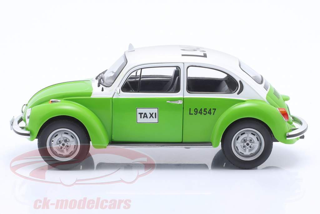 Volkswagen VW Beetle 1303 year 1974 taxi green / white 1:18 Solido