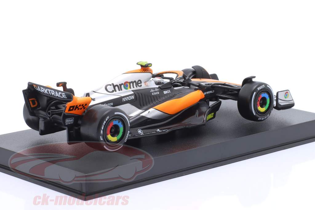 Lando Norris McLaren MCL60 #4 2nd British GP Formel 1 2023 1:43 Bburago