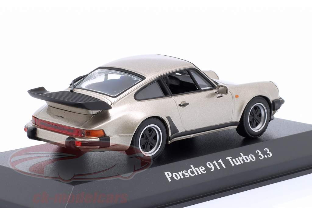 Porsche 911 (930) Turbo 3.3 Année de construction 1977 Or clair métallique 1:43 Minichamps