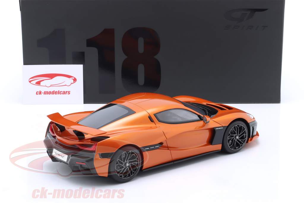 Rimac Nevera Baujahr 2021 magma orange 1:18 GT-Spirit