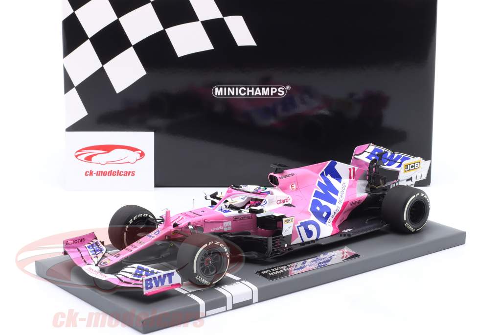 S. Perez Racing Point RP20 #11 winnaar Sakhir GP formule 1 2020 1:18 Minichamps