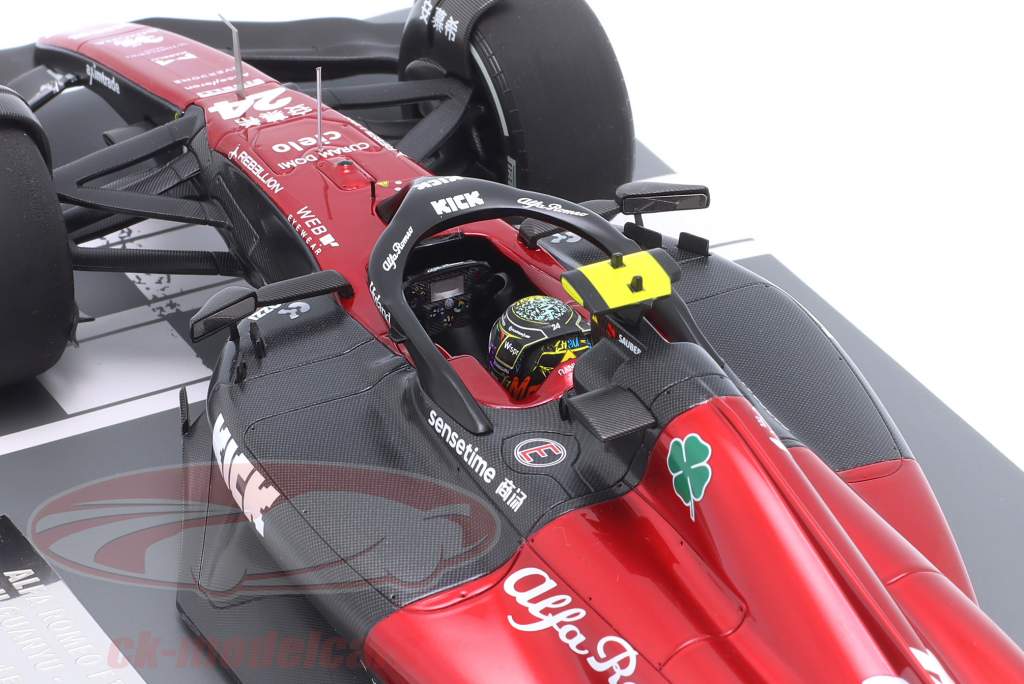 Zhou Guanyu Alfa Romeo C43 #24 australiano GP fórmula 1 2023 1:18 Minichamps