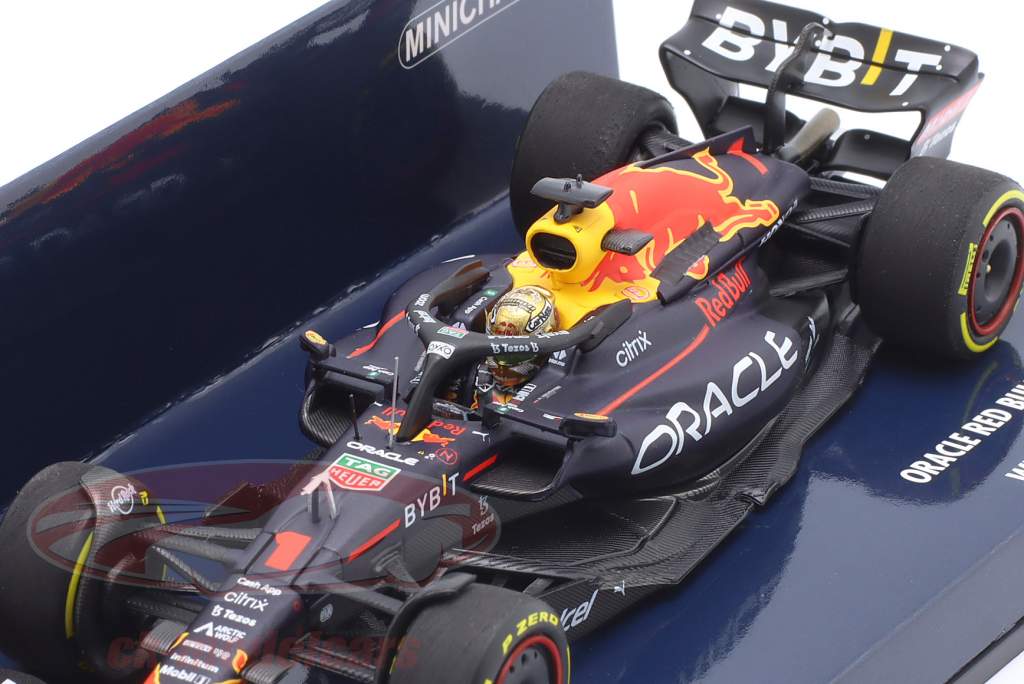 Max Verstappen Red Bull RB18 #1 Sieger Mexiko GP Formel 1 Weltmeister 2022 1:43 Minichamps