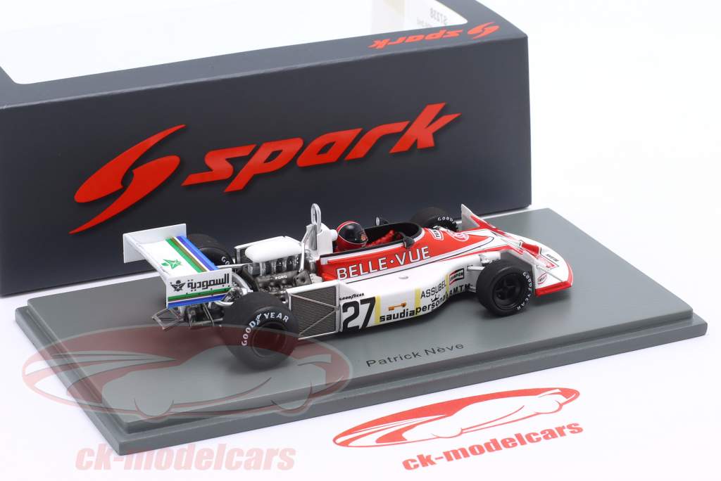 Patrick Neve March 761 #27 Belgian GP formula 1 1977 1:43 Spark