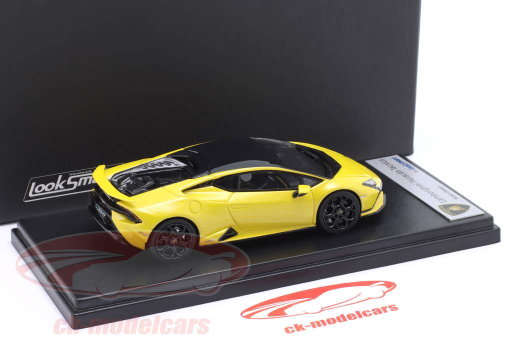 Lamborghini Huracan Tecnica Année de construction 2022 bélenus jaune 1:43 LookSmart