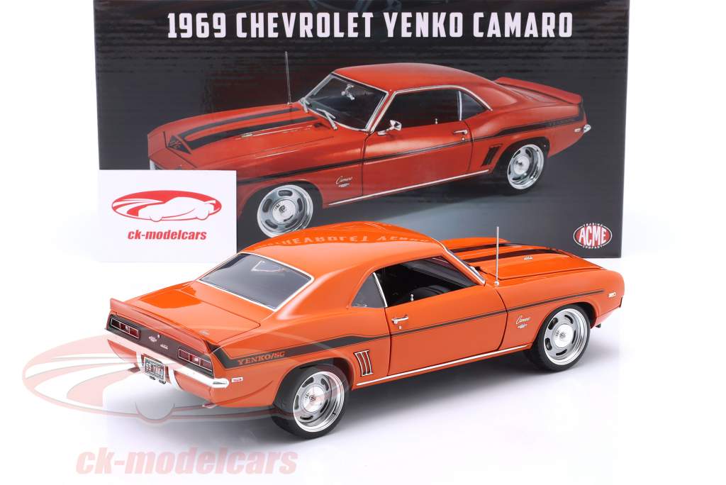 Chevrolet Yenko Camaro Год постройки 1969 апельсин 1:18 GMP