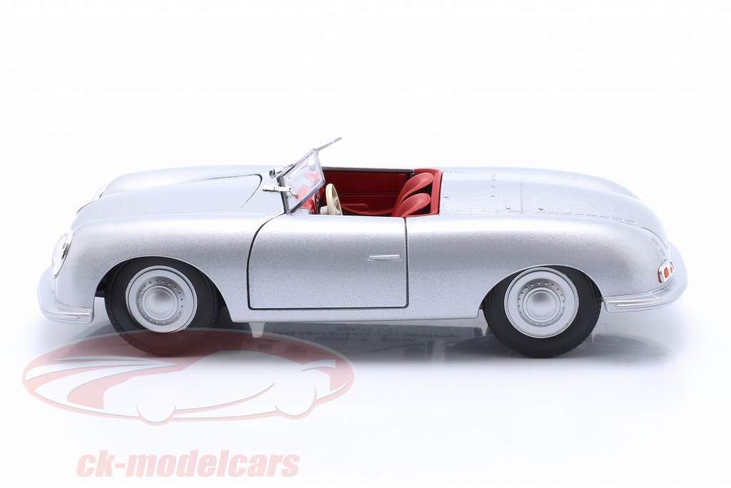 Porsche 356 No. 1 Roadster Anno di costruzione 1948 argento 1:24 Welly