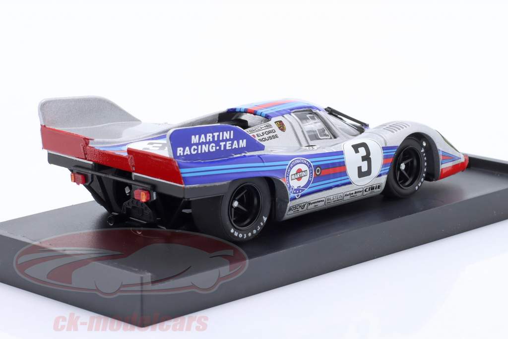 #3 Martini Racing Porsche 917 1000 kilometros Monza 1971 Elford / Larrousse 1:43 Brumm