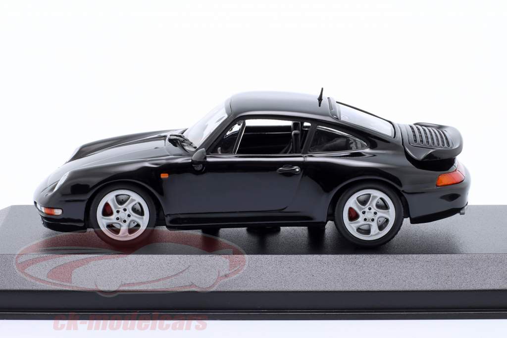 Porsche 911 Turbo S (993) Anno di costruzione 1995 nero 1:43 Minichamps