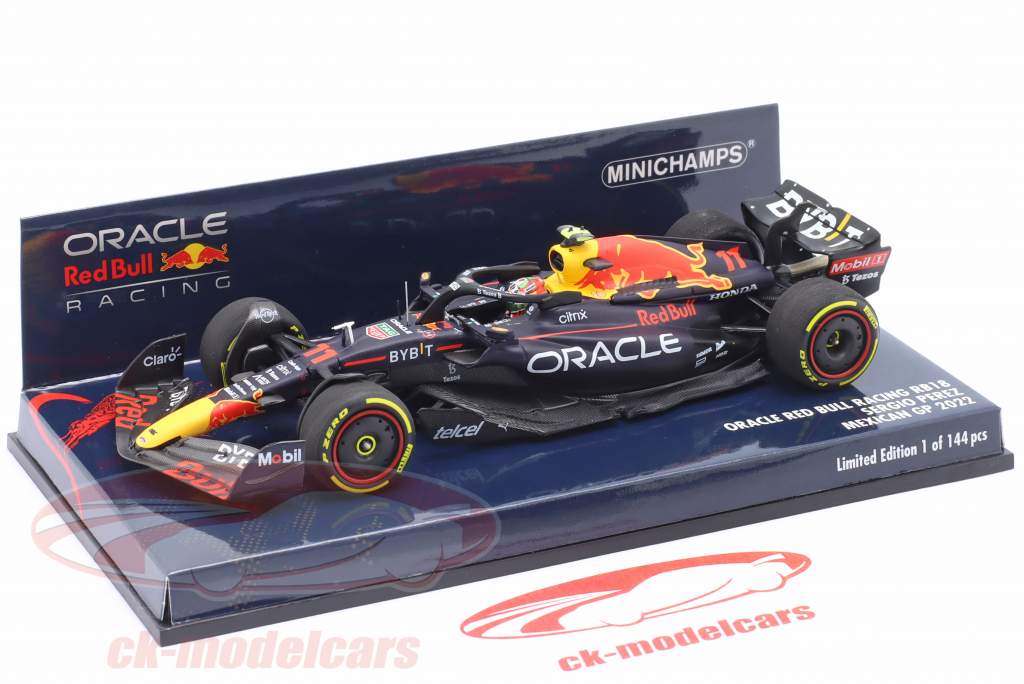 S. Pérez Red Bull Racing RB18 #11 3 Mexico GP formel 1 2022 1:43 Minichamps