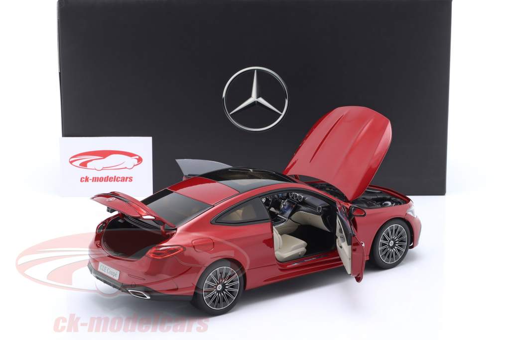 Mercedes-Benz AMG-Line CLE Coupe (C236) 2023 Patagonia red metallic 1:18 Norev