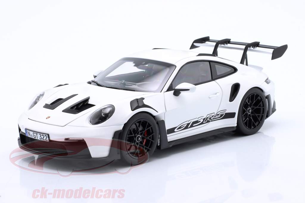 Porsche 911 (992) GT3 RS Byggeår 2022 hvid 1:18 Norev