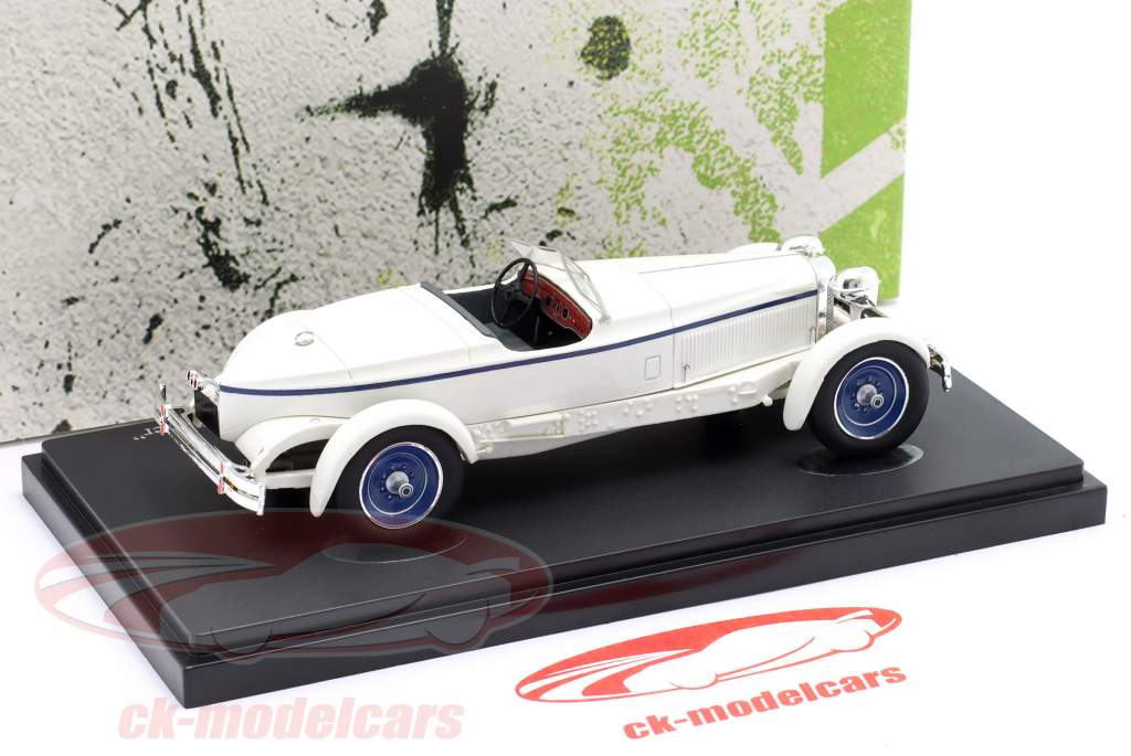 Packard 6th Series Thompson Special Glasscock Speedster 1929 white 1:43 AutoCult