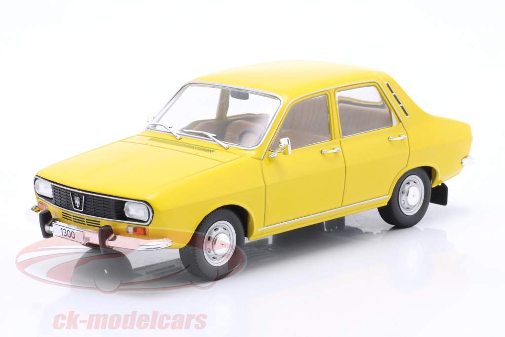 Dacia 1300 Bouwjaar 1969 geel 1:24 WhiteBox