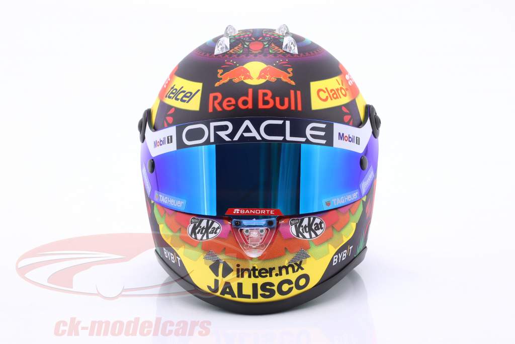 S. Perez Red Bull Racing #11 Mexican GP Formula 1 2023 helmet 1:2 Schuberth