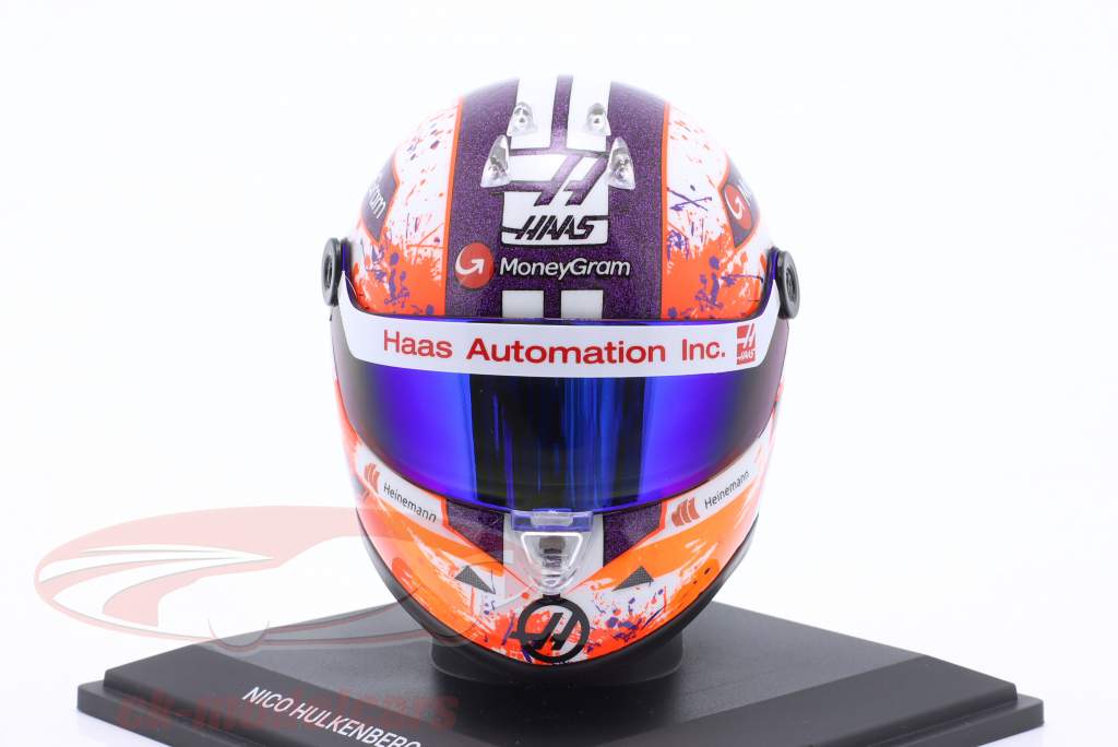 Nico Hülkenberg #27 MoneyGram Haas F1 Team Formel 1 2023 Helm 1:4 Schuberth