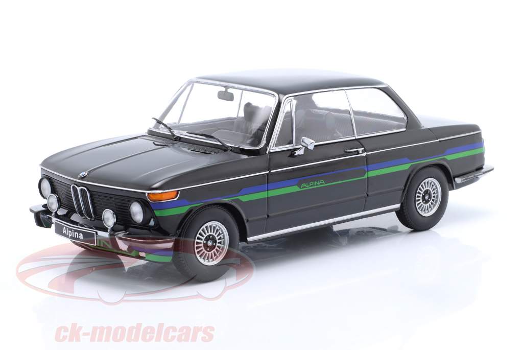 BMW 2002 Alpina Année de construction 1974 noir 1:18 KK-Scale