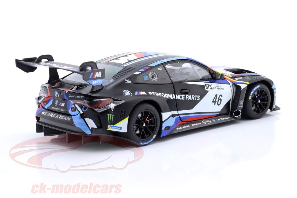 BMW M4 GT3 #46 优胜者 Road to LeMans 2023 Rossi, Policand 1:18 Minichamps