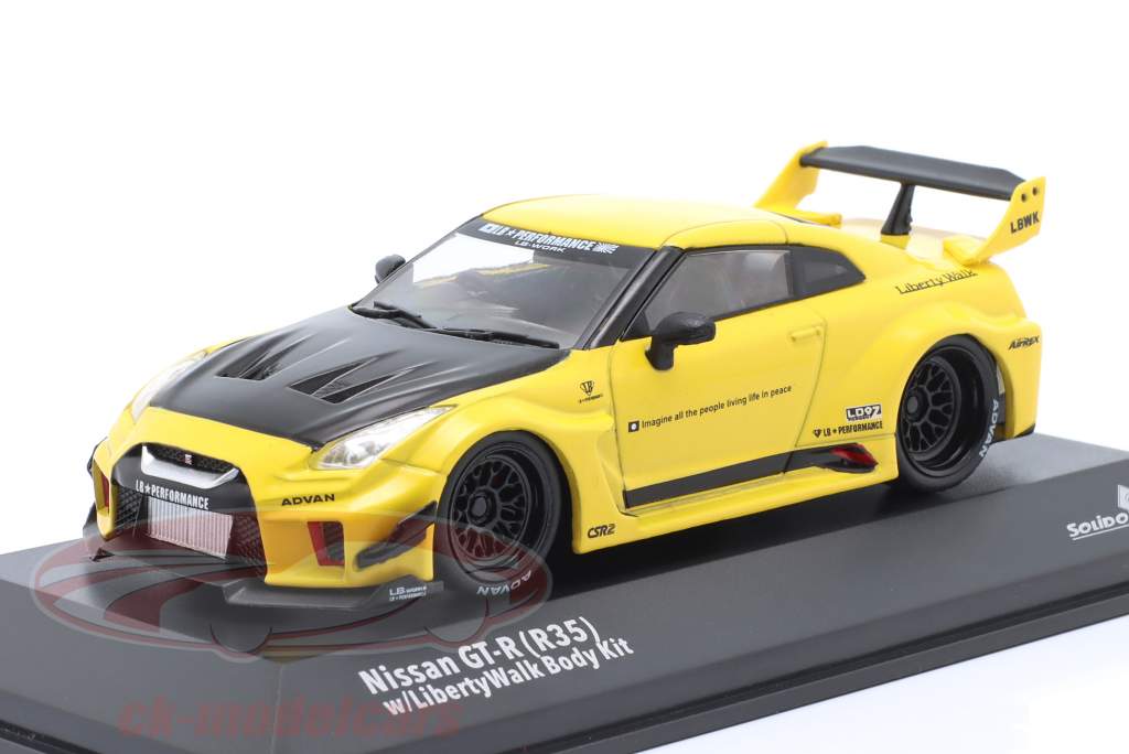 Solido Nissan GT-R R35 Modellauto 1:43 - Grüner Die-Cast Sammlerartikel