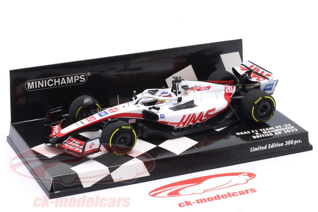 Kevin Magnussen Haas VF-22 #20 British GP Formula 1 2022 1:43 Minichamps