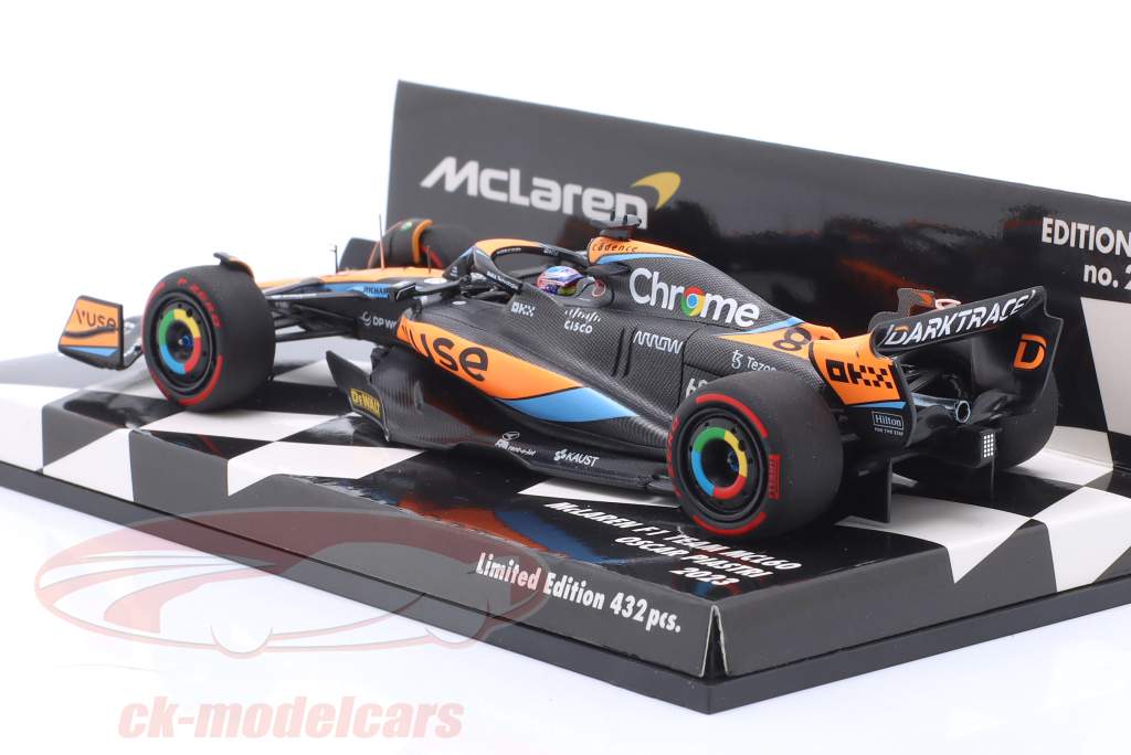 Oscar Piastri McLaren MCL60 #81 fórmula 1 2023 1:43 Minichamps