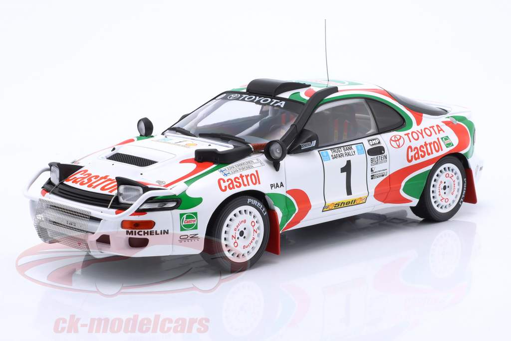 Toyota Celica Turbo 4WD #1 vinder Safari Rallye 1993 Kankkunen, Piironen 1:18 Ixo