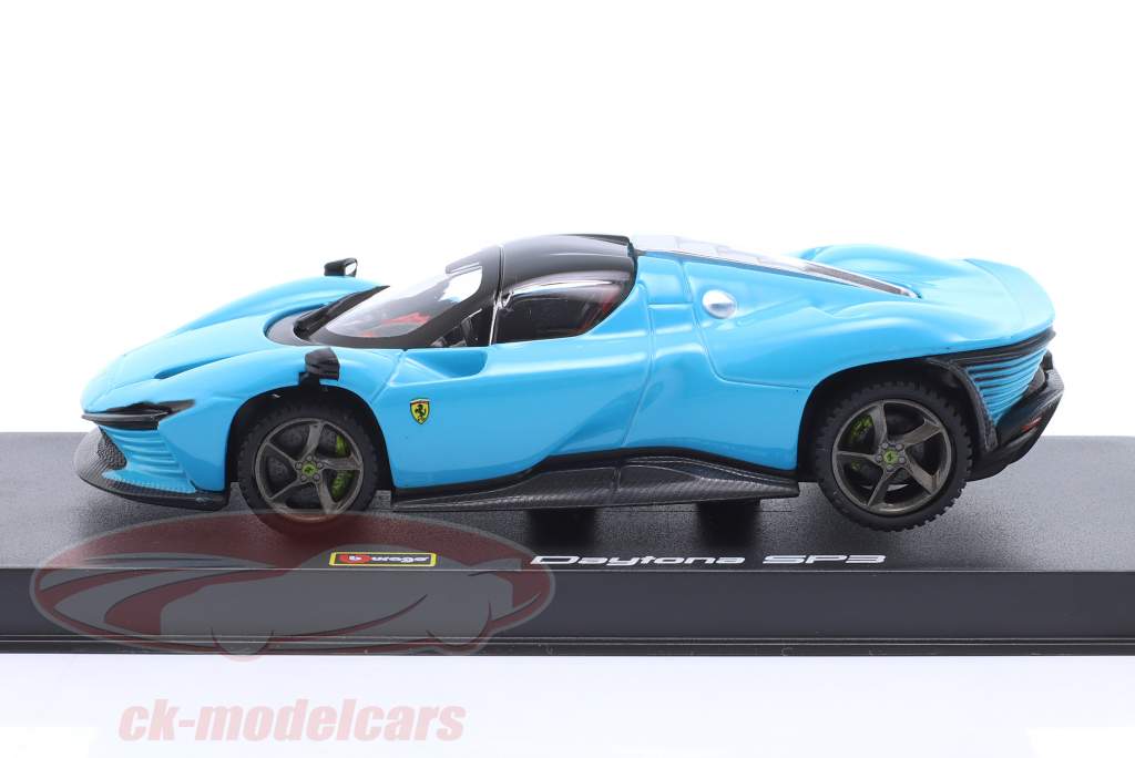 Ferrari Daytona SP3 Closed Top 2022 azul 1:43 Bburago Signature
