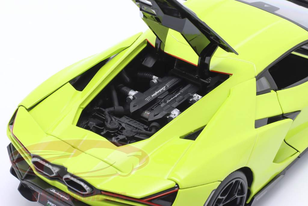 Lamborghini Revuelto Hybrid Ano de construção 2023 verde 1:18 Maisto