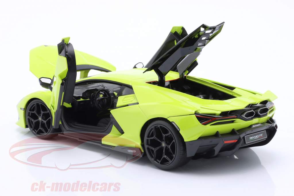 Lamborghini Revuelto Hybrid 建設年 2023 緑 1:18 Maisto