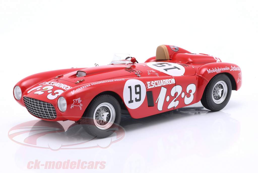Ferrari 375 Plus #19 勝者 Carrera Panamericana 1954 U.Maglioli 1:18 KK-Scale