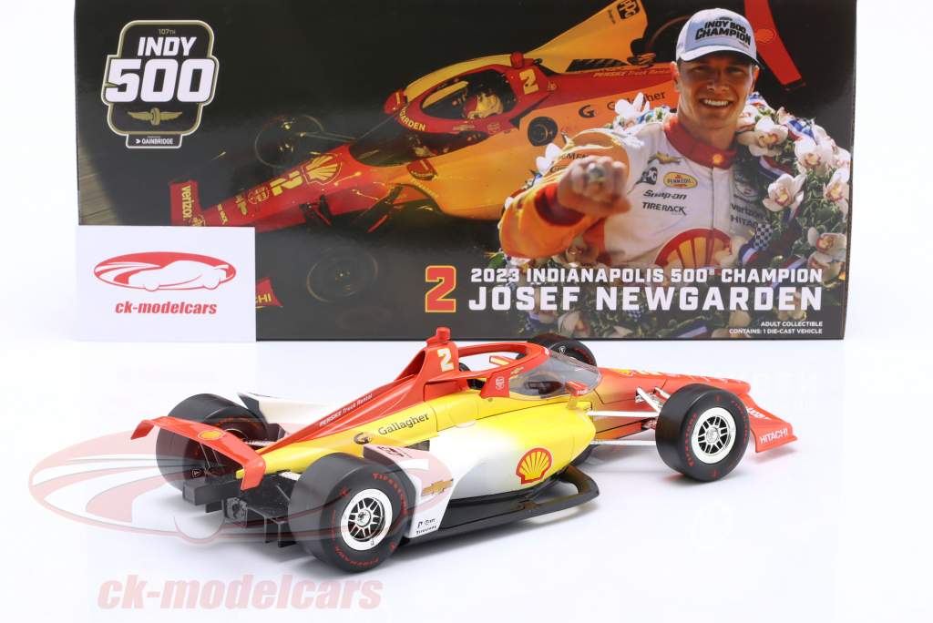 Josef Newgarden Chevrolet #2 vincitore Indy500 IndyCar Series 2023 1:18 Greenlight