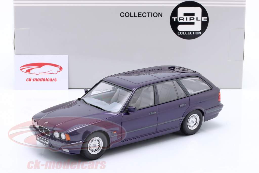 BMW 5er Serie E34 Touring Baujahr 1996 violett metallic 1:18 Triple9