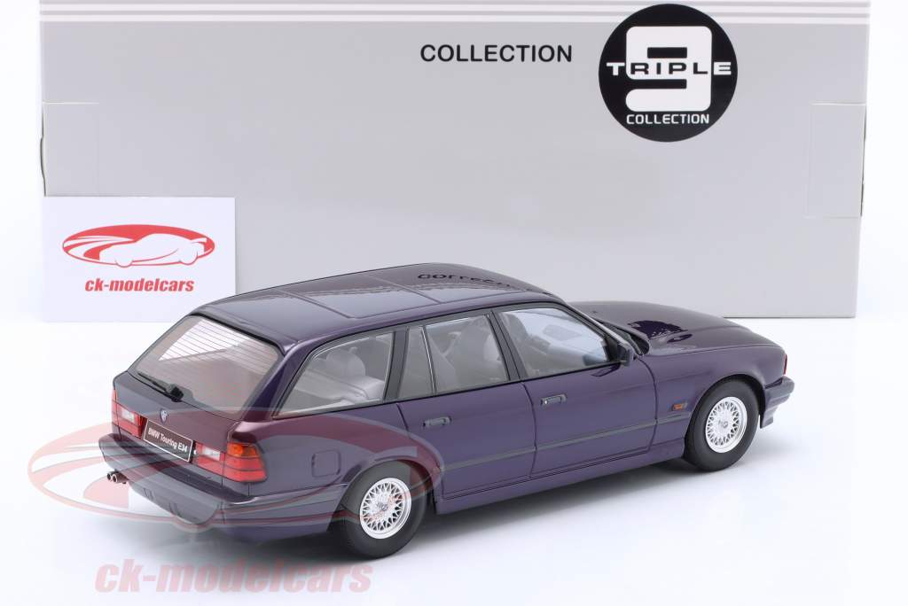 BMW 5秒 系列 E34 Touring 建设年份 1996 紫色 金属的 1:18 Triple9