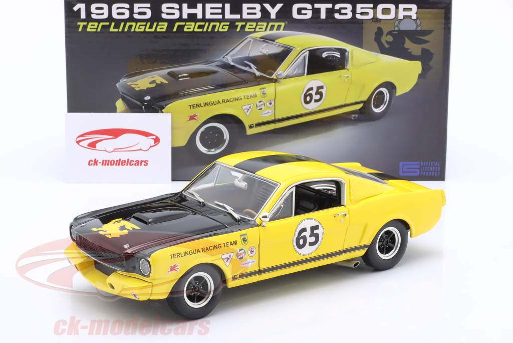 Shelby GT350R #65 Terlingua Tribute 1965 yellow / black 1:18 GMP