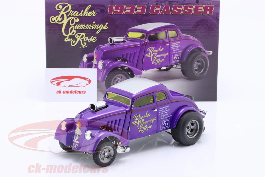 Hemi Gasser Brasher Cummings & Rose 1933 violet 1:18 GMP