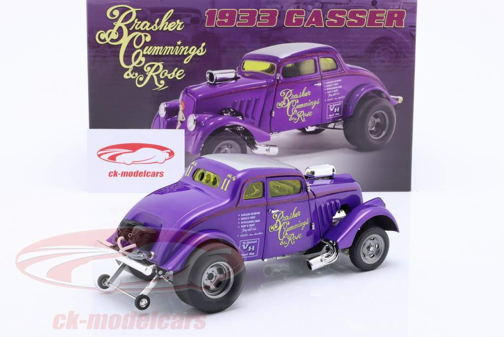 Hemi Gasser Brasher Cummings & Rose 1933 violet 1:18 GMP