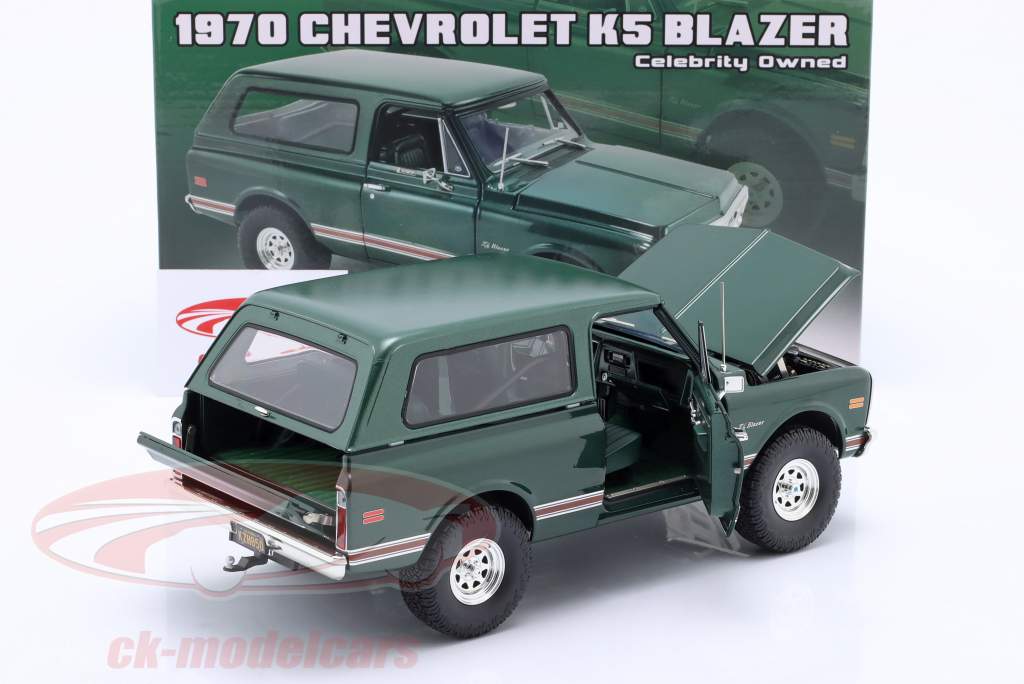 Chevrolet K5 Blazer Ano de construção 1970 verde 1:18 GMP