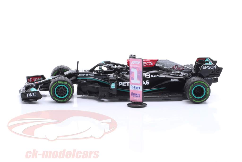 L. Hamilton Mercedes-AMG F1 W12 #44 100th GP Win Sotchi Formula 1 2021 1:64 Tarmac Works