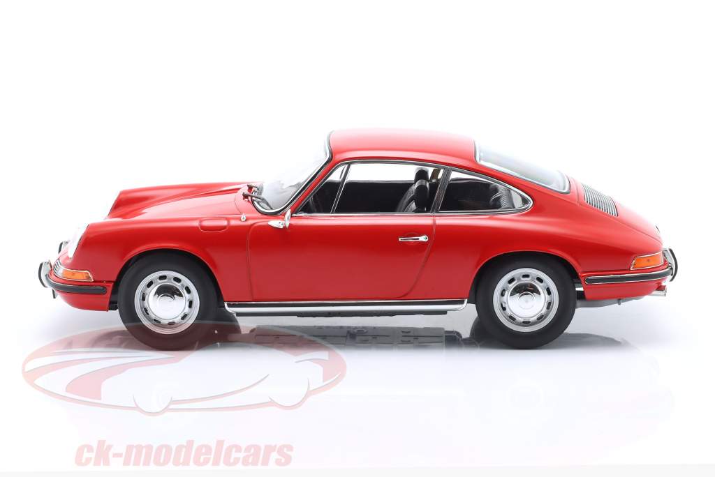 Porsche 911 L Coupe year 1968 polo red 1:18 Norev