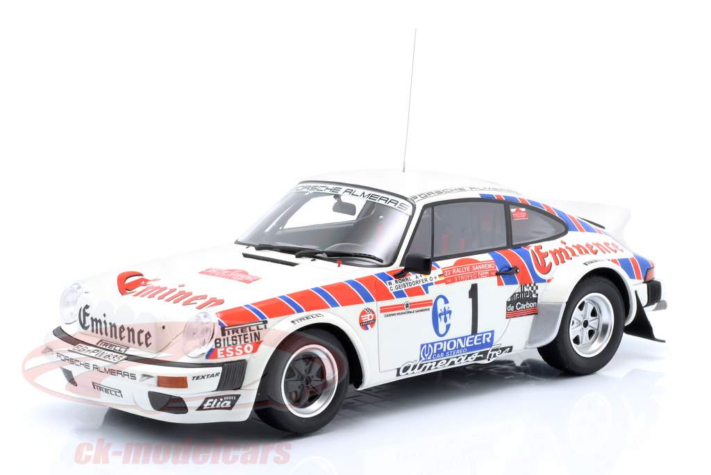 保时捷 911 SC Gr.4 #1 圣雷莫拉力赛 1981年 车手:Röhrl, Geistdörfer 1:18 OttOmobile