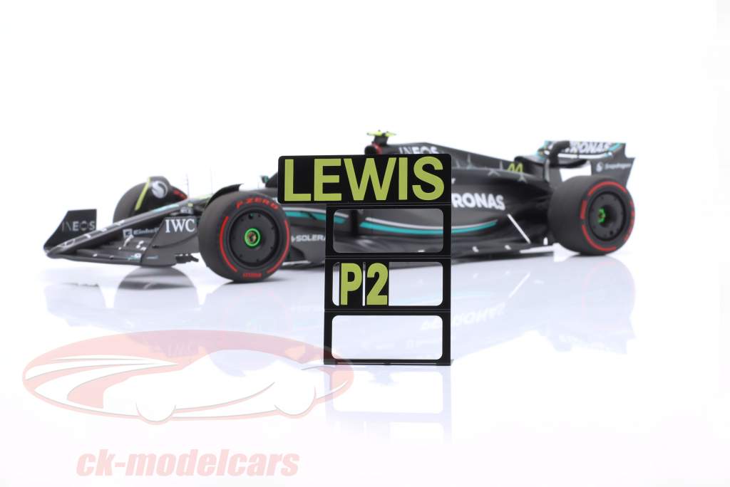 L. Hamilton Mercedes-AMG F1 W14 #44 2ème Australie GP formule 1 2023 1:18 Minichamps