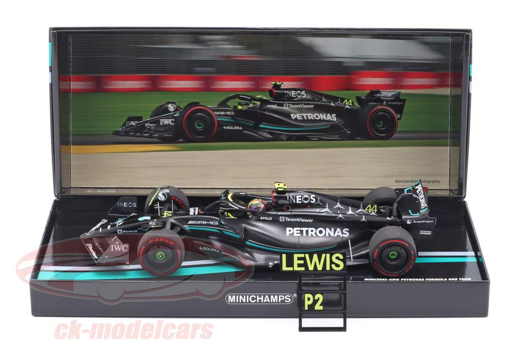 L. Hamilton Mercedes-AMG F1 W14 #44 2º Austrália GP Fórmula 1 2023 1:18 Minichamps