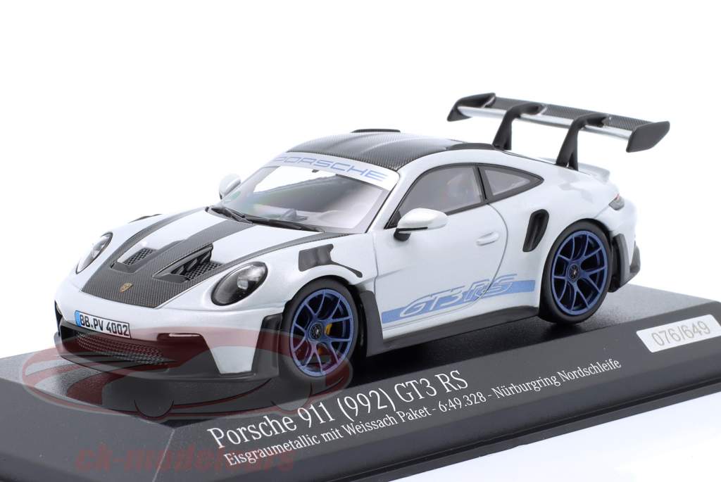 Porsche 911 (992) GT3 RS Giro record Nürburgring 2022 1:43 Minichamps