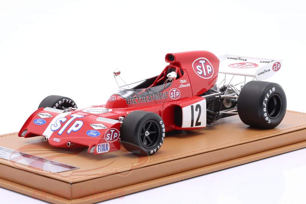 Niki Lauda March 721X #12 Bélgica GP Fórmula 1 1972 1:18 Tecnomodel