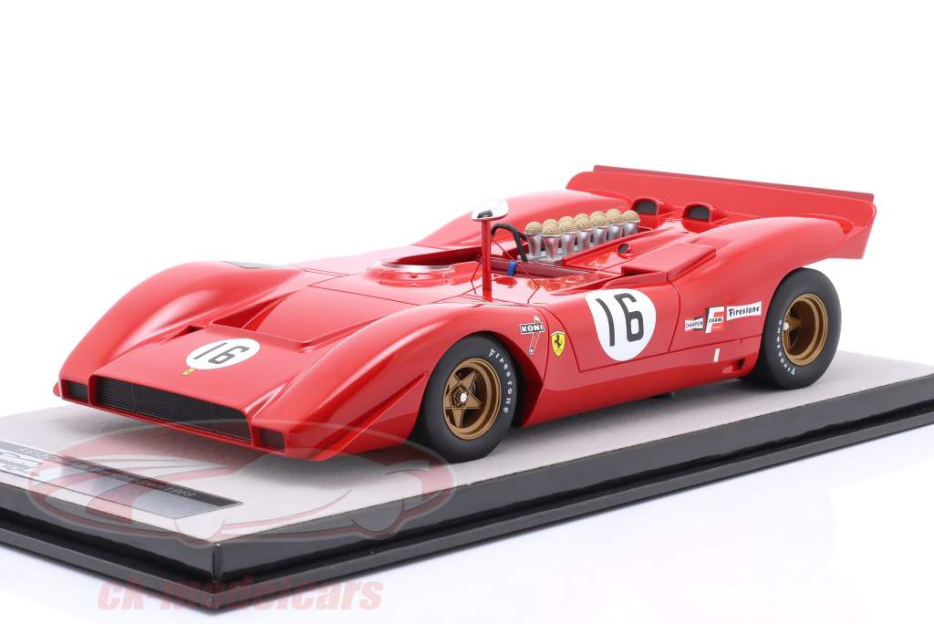 Ferrari 612 CanAm 16 3ème Mid Ohio 1969 Tecnomodel TM18-256C